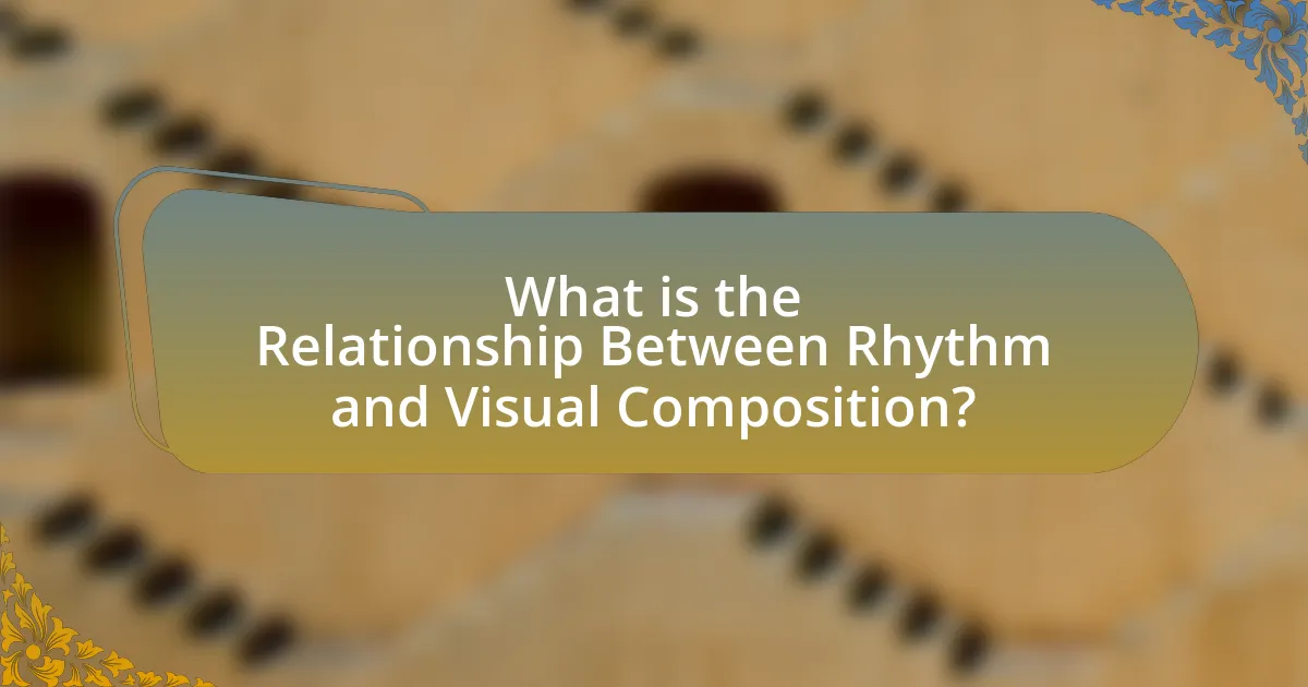 What is the Relationship Between Rhythm and Visual Composition?
